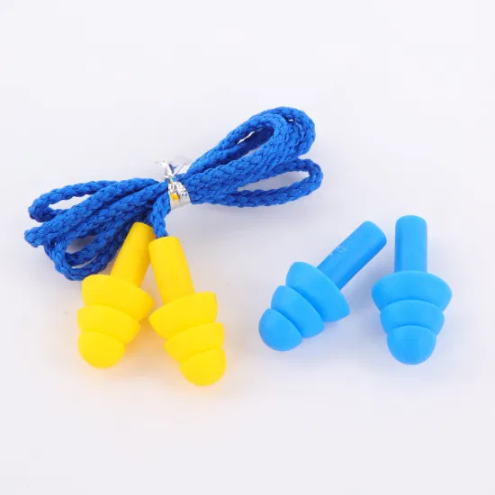Ear Protection Safety Noise Reduction Silicone Earplugs Silicon Gel Noise