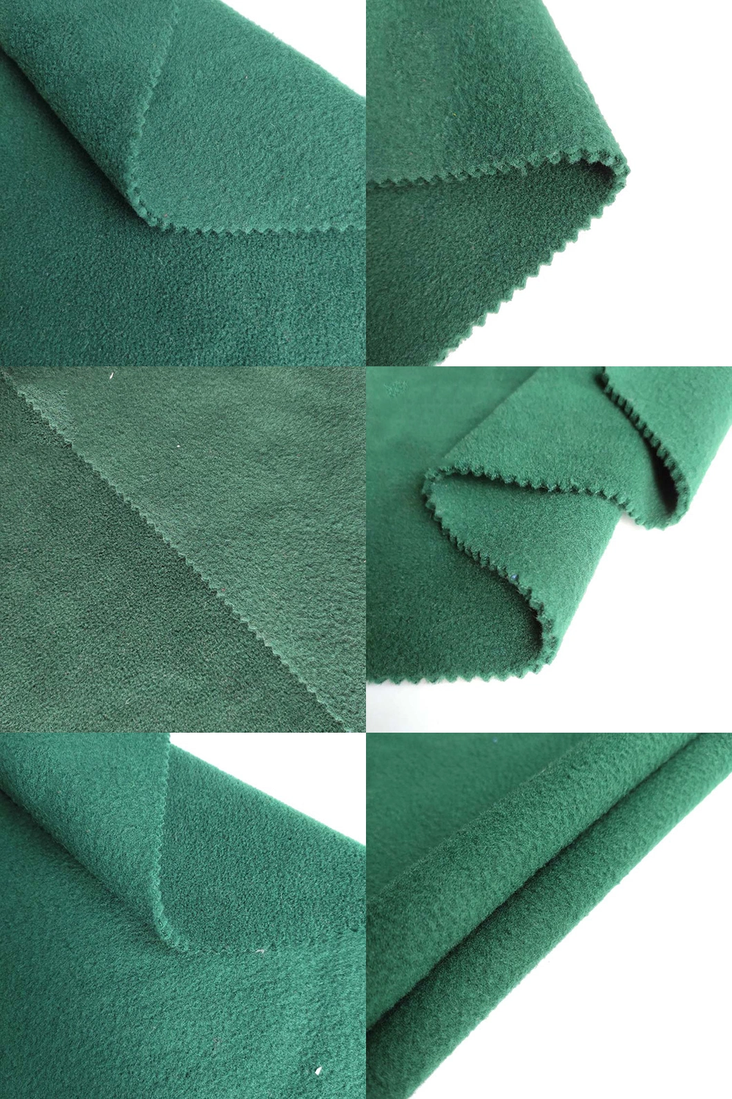 100% Polyester Brushed Knitted Micro Polar Fleece Fabric for Uniforms