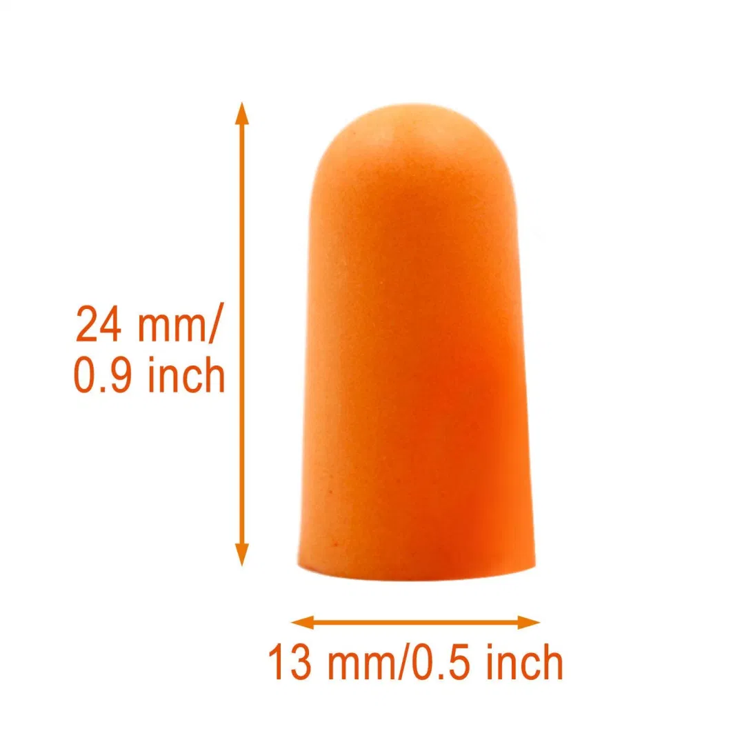 Slow Rebounded Foam Ear Plugs PU Foam Disposable Earplugs 38dB Anti-Noise for Sleeping Custom Logo